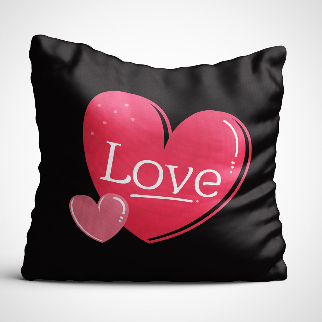 Indiyaza Gift for love valentine's day gift micro stain cushion cover 12x12