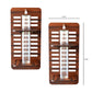 Wall Hanging Wooden Test Tube Planter Set of 2