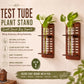 Wall Hanging Wooden Test Tube Planter Set of 2