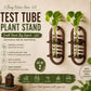 Wall Hanging Wooden Test Tube Planter Set of 2