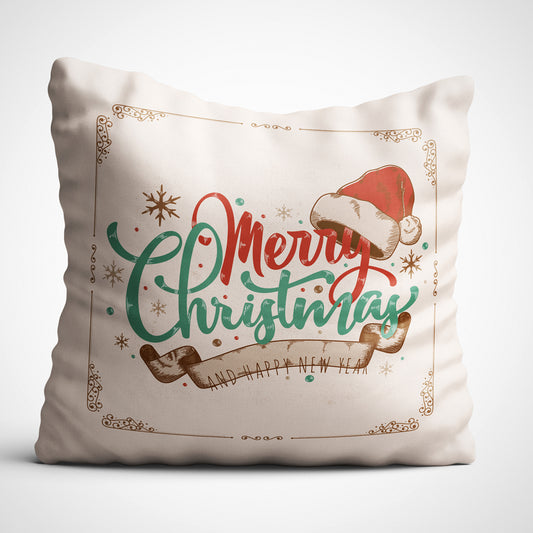 Indiyaza Gift Merry Christmas and Happy new Year for girlfriend boyfriend lover cushions 12 x 12 with filler