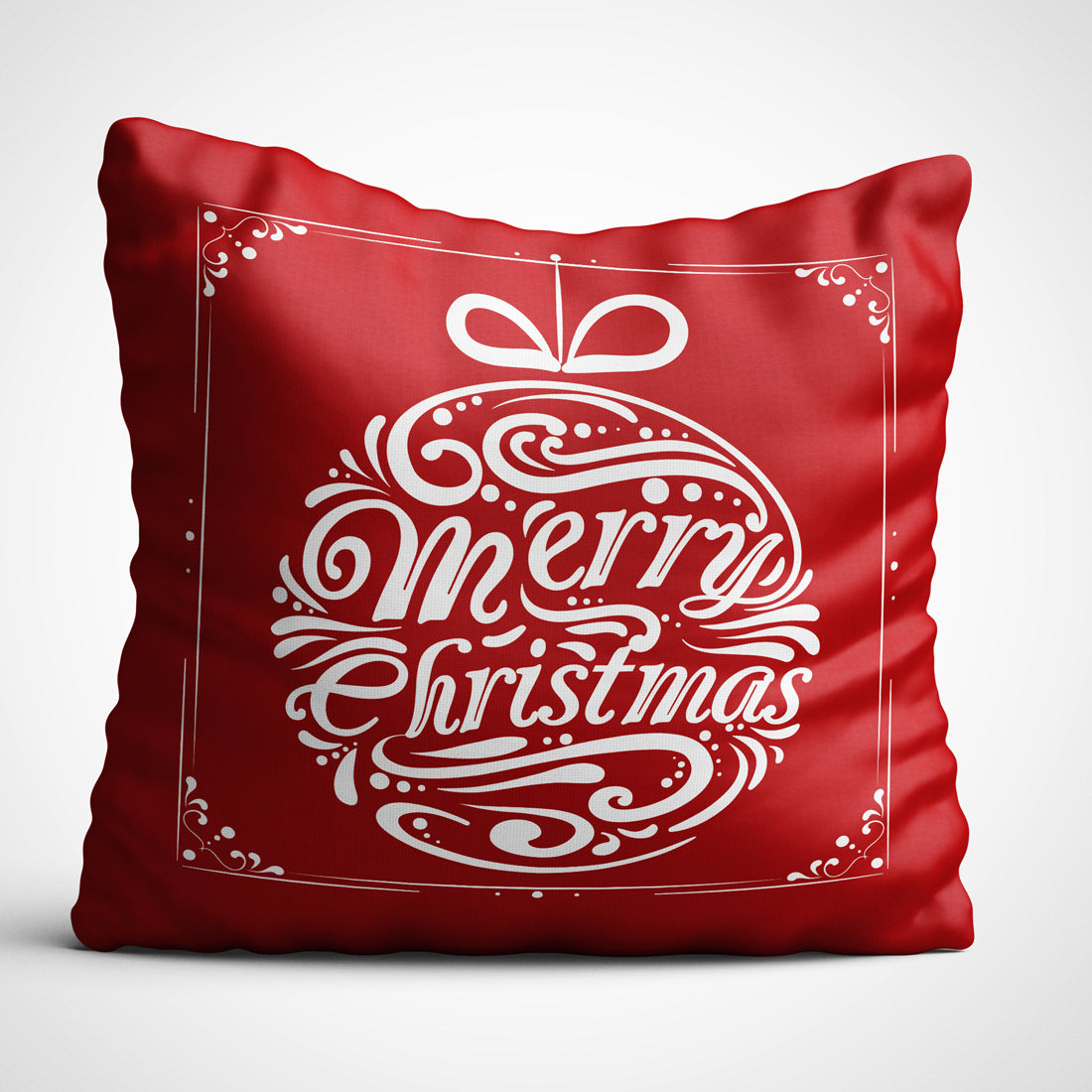 Indiyaza Gift Tree Merry Christmas Cushions (12x12 inches) Christmas Cushion Covers, Christmas Decorations, Christmas Gifts