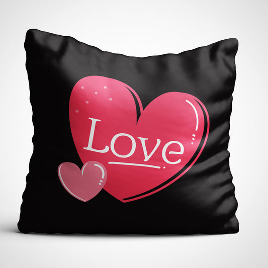 Indiyaza Gift for love valentine's day gift micro stain cushion cover 12x12