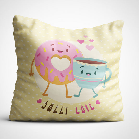 Indiyaza Gift for micro stain cushion covers Sweet love 12x12