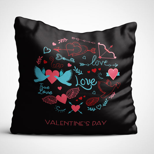 Indiyaza Gift valentine' day for love gift Micro stain cushions 12x12