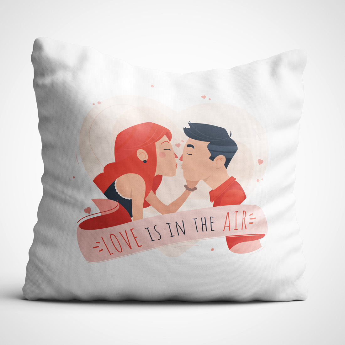 Indiyaza Gift love is in the air cushion cover for girlfriend boyfiend brother sister gift size 12x12