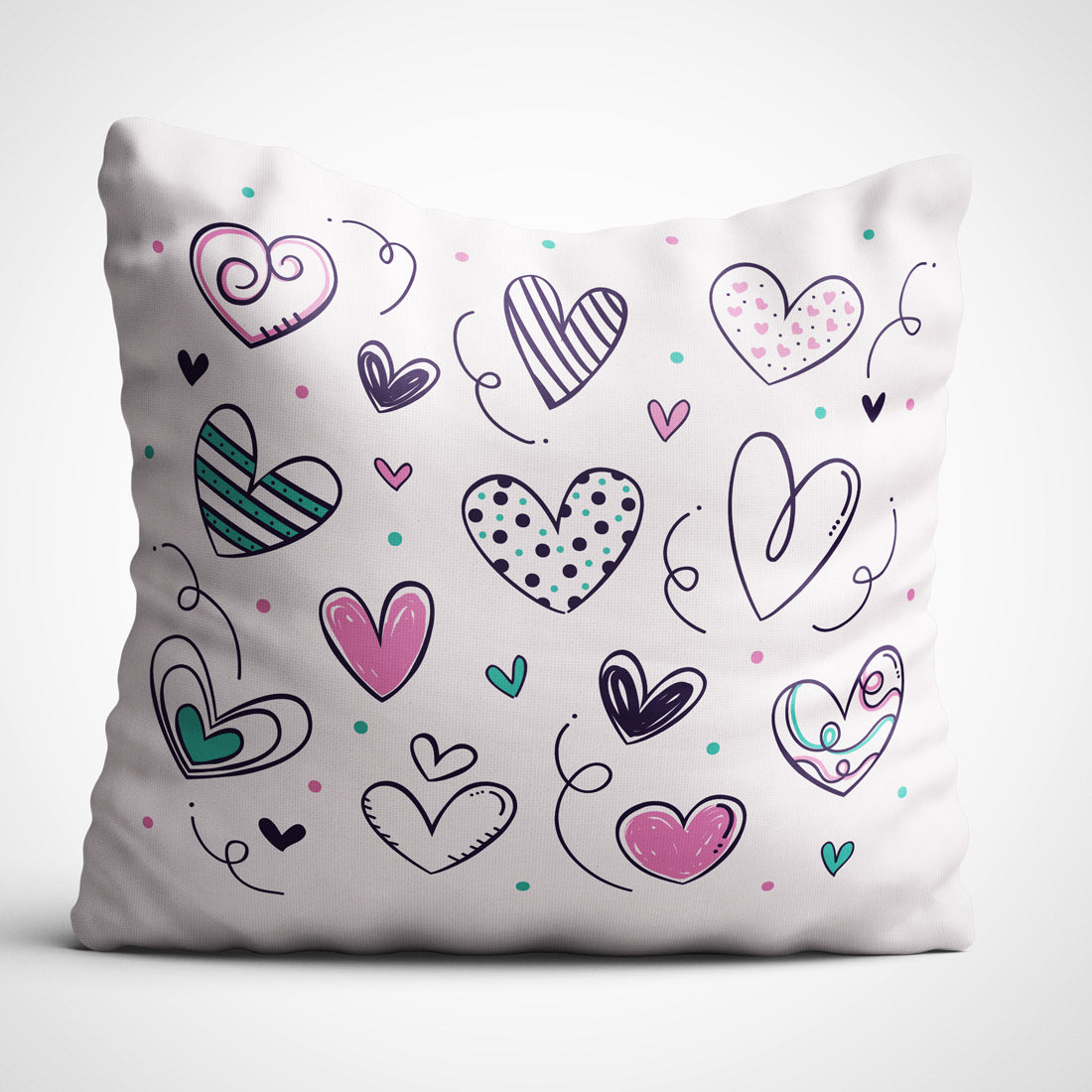 Indiyaza Gift love Micro stain cushions cover 12x12 Boyfriend girlfriend Sister Brother Mother father