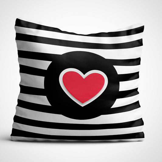 Indiyaza Gift love gift cushion cover for Mother Father BoyFriend Girfriend Husband wife 12x12with filler