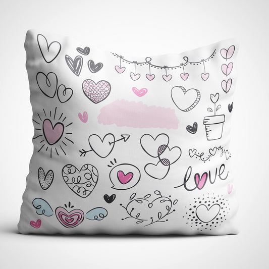 Indiyaza Gift Valentine's day Gift for Girlfriend Boyfriend Sister Brother Mother Father Cushions 12x12 inch