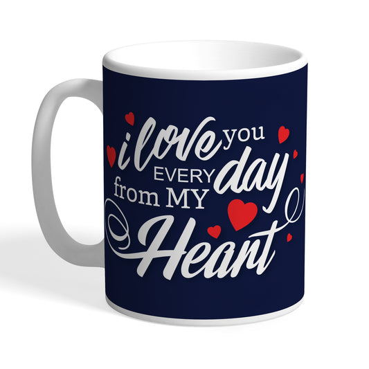 Indiyaza Gift Ever day from my Heart Coffee mug 330ml