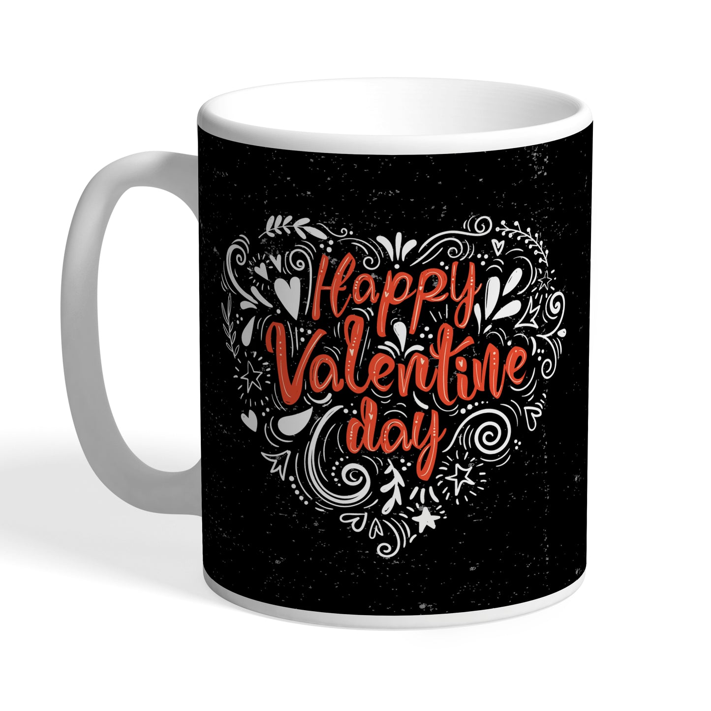 Indiyaza Gift Coffee Mug Happy Valentine's Day 330ml Black Colour