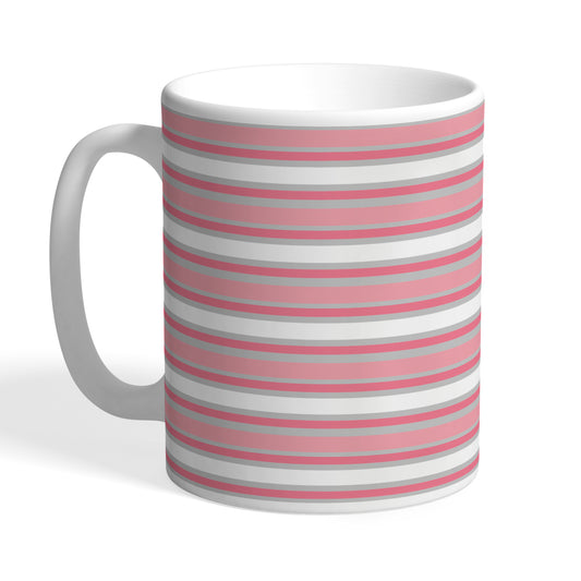 Indiyaza Gift Printed Ceramic Coffee Mug 330ml Light Pink