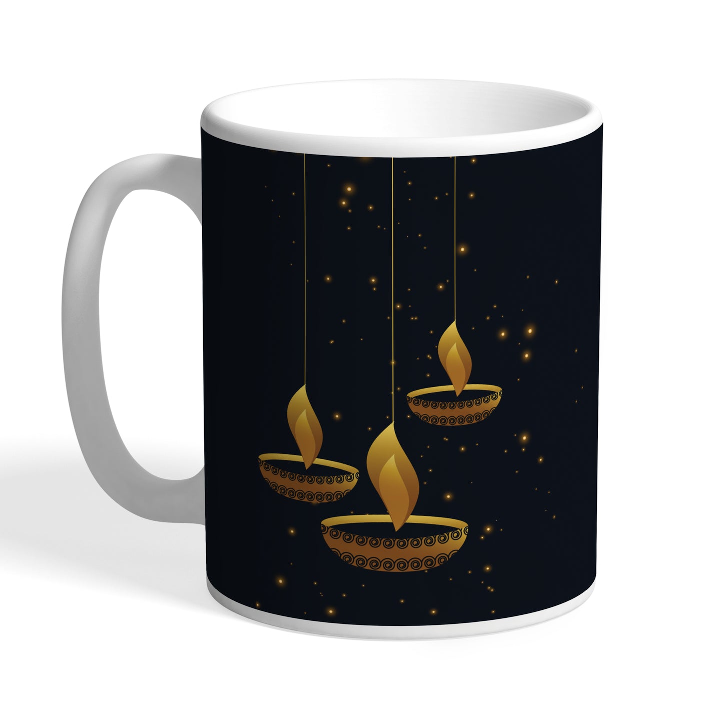 Indiyaza Gift Diwali Gift Coffee mug 330ml Black Colour