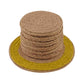 Jute Green Brown Coaster Set, handmade coaster set , Tea coaster CS08