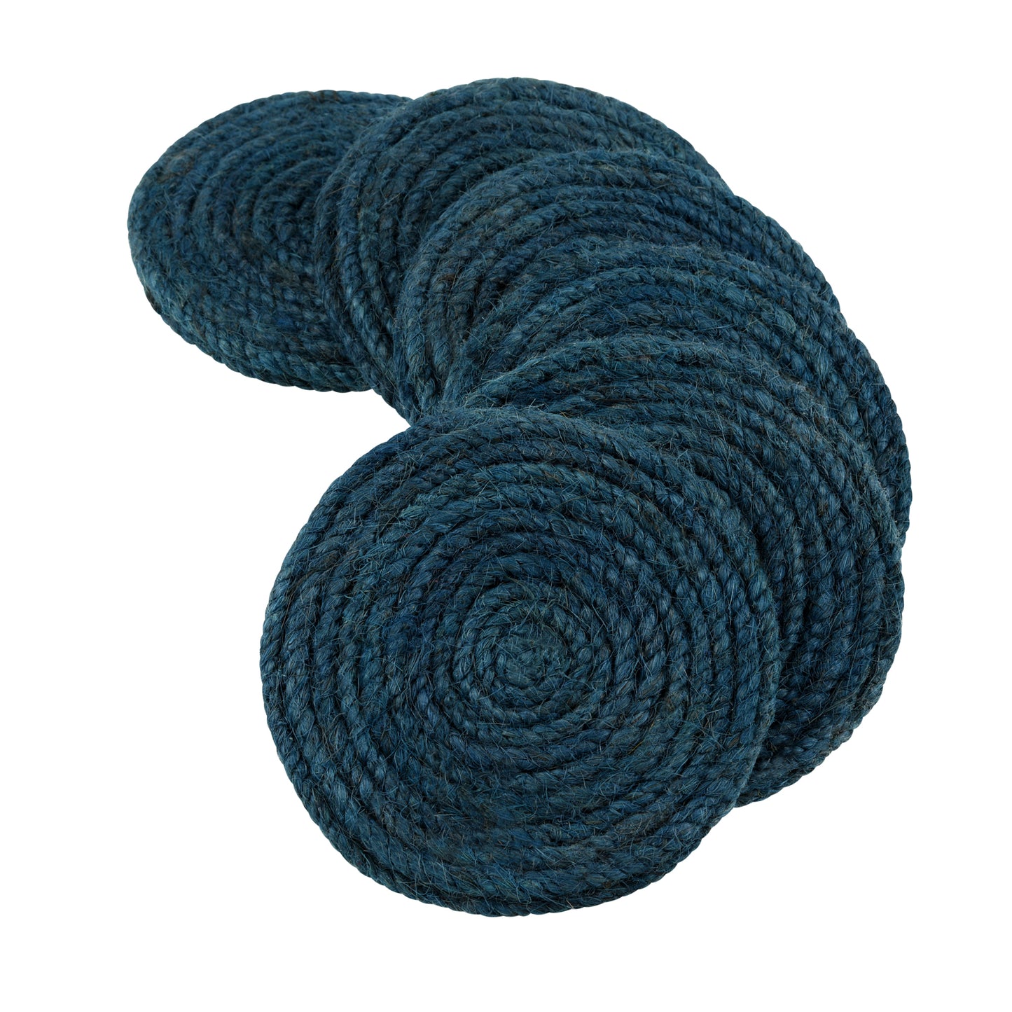 Jute Blue Coaster Unique design coaster set, fancy coaster home décor coaster_C6_01