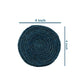 Jute Blue Coaster Unique design coaster set, fancy coaster home décor coaster_C6_01