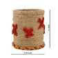 Jute Pen stand/desk Organizer/pen holder