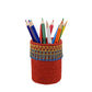 Jute Pen stand/desk Organizer/pen holder