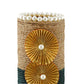 Vases for home décor, Jute Floral vase, unique design vase, Jute handcraft vase V09